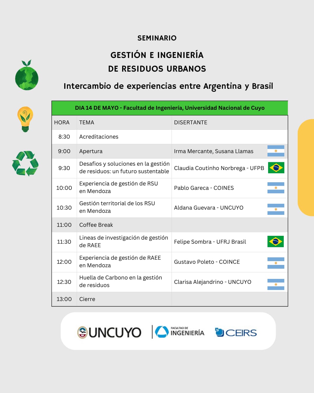 Programa del Seminario