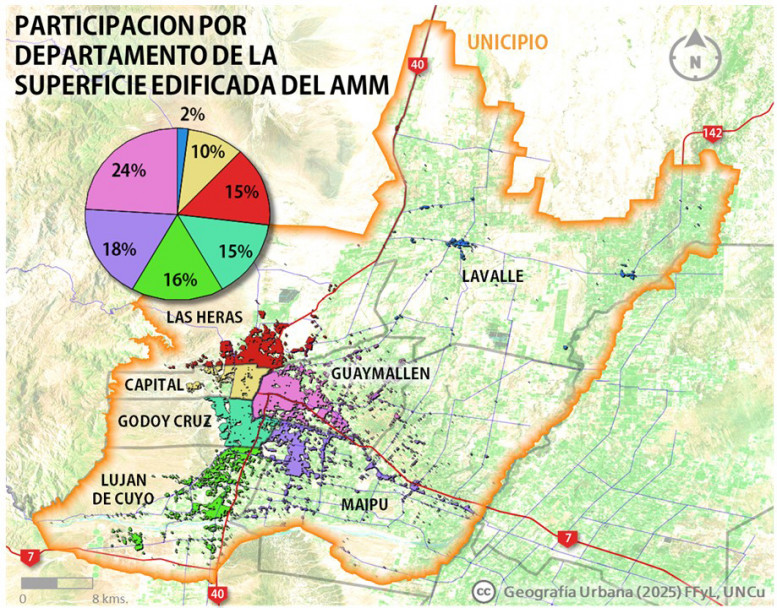 Organizacion urbana de Mendoza