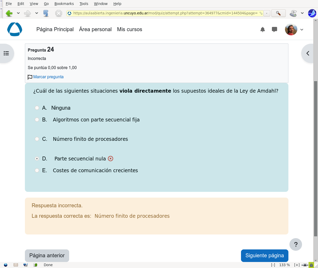 Pregunta 24 del formulario de redes de interconexión